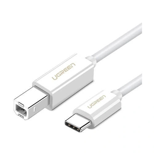 UGREEN USB Type C to USB-B Cable White White 1.5M